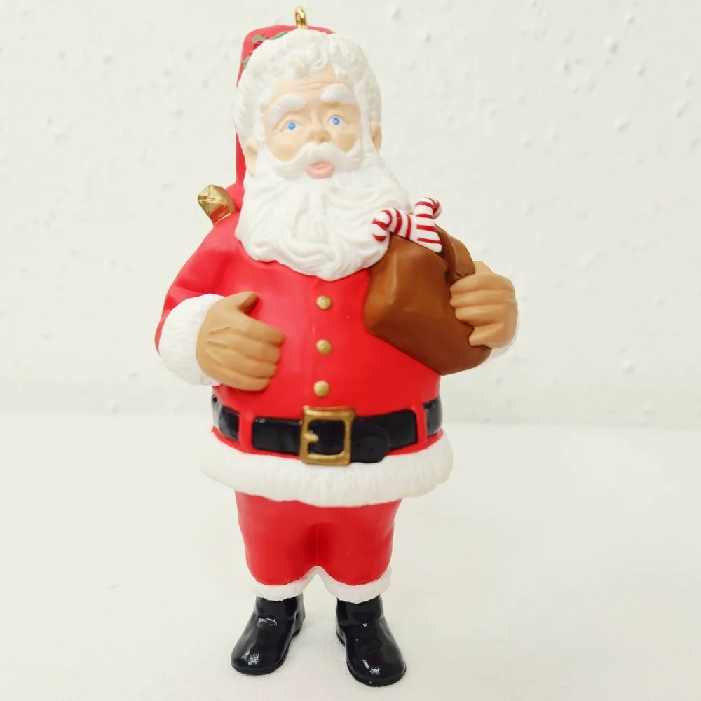 Hallmark Keepsake Santa Ornament 1996 Collector’s Club Bob Siedler